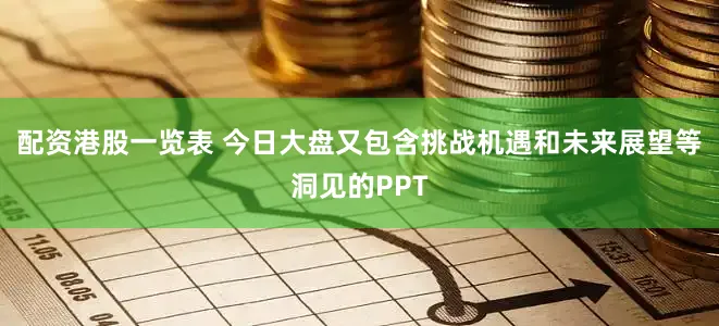配资港股一览表 今日大盘又包含挑战机遇和未来展望等洞见的PPT